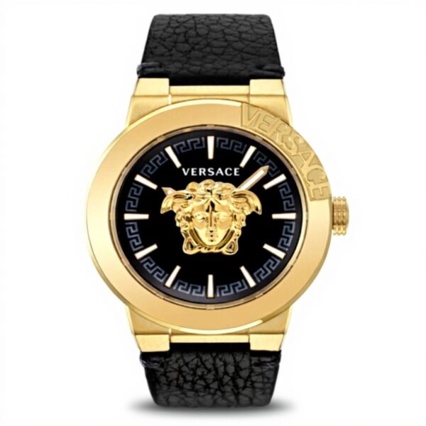 Montre Versace Homme Medusa Infinite Cuir Noir
