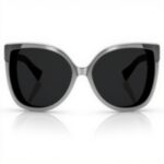 Lunettes de soleil Versace Femme Noir Gris 5619140