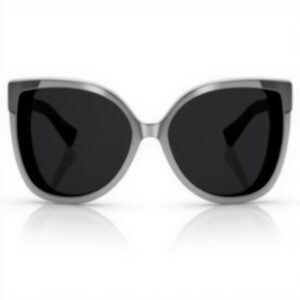 Lunettes de soleil Versace Femme Noir Gris 5619140