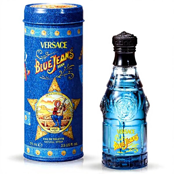 Parfum Versace Blue Jeans EDT homme hydratant 75 ml