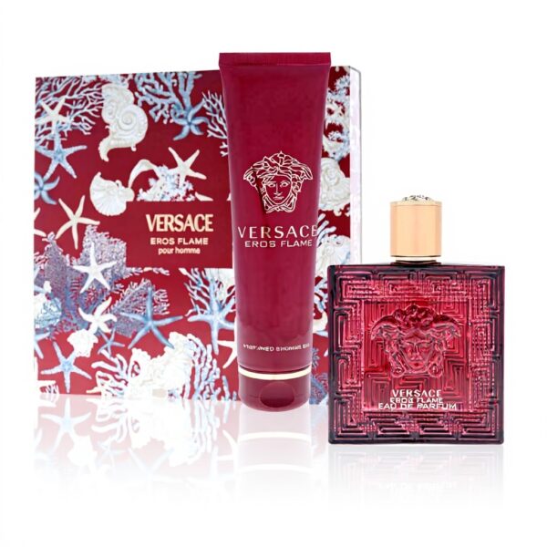 Versace Eros Flame Homme Coffret Cadeau 3 Pièces Parfum