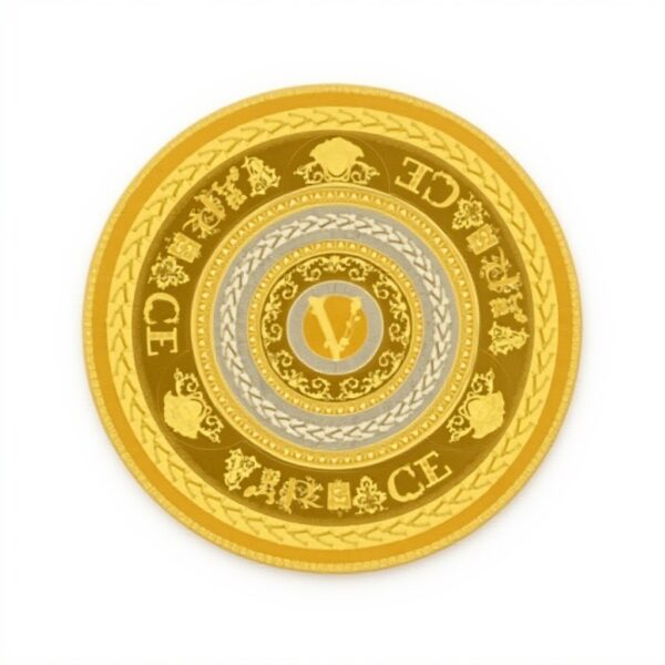 Papier peint floral Versace Doré noir argenté 10,05 m