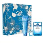 Versace Man Eau Fraiche Set EDT Homme Parfum Gel Douche
