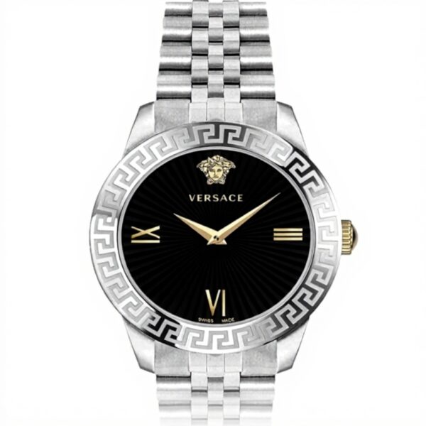 Montre Versace Femme Acier Inoxydable Cadran Noir