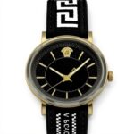 Montre Versace V-Circle Homme Luxe Suisse Cadran Saphir