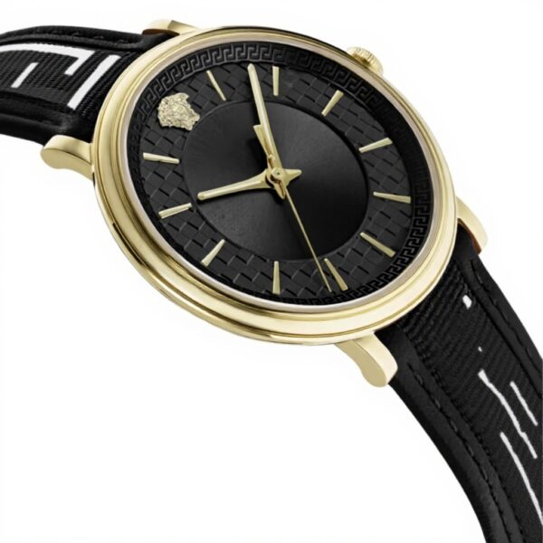 Montre Versace V-Circle Homme Luxe Suisse Cadran Saphir