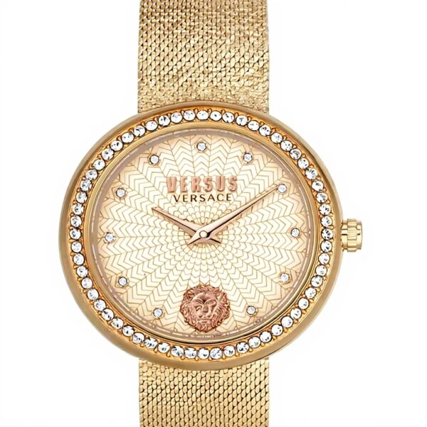 Montre bracelet femme Versus Versace Lea or rose élégante