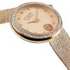 Montre bracelet femme Versus Versace Lea or rose élégante