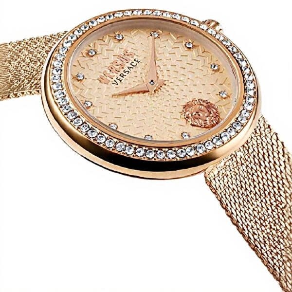 Montre bracelet femme Versus Versace Lea or rose élégante