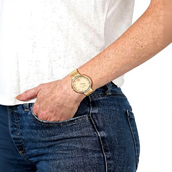 Montre bracelet femme Versus Versace Lea or rose élégante