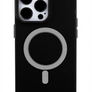 Coque iPhone 15 Pro Max CG MOBILE transparente olive Magsafe