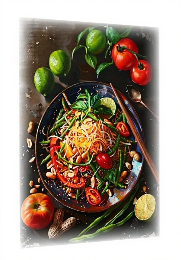 Charmant Som Tum Art sur toile décoration murale salon