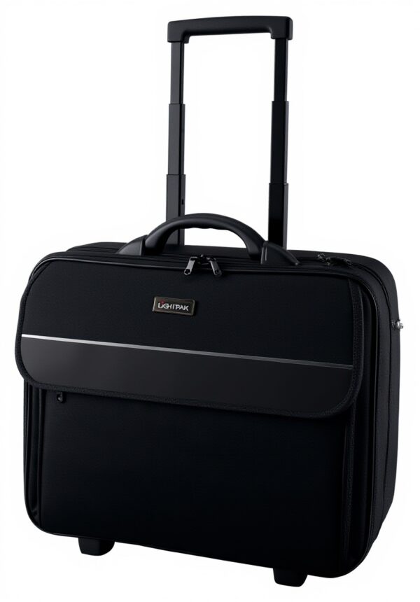 Lightpak valise ordinateur trolley polyester noir Treviso