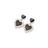 Boucles d'oreilles coeur Atentuyi or strass pendantes cadeau-4