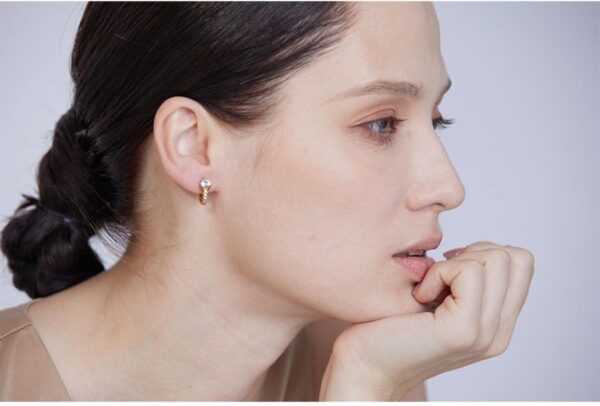 Boucles doreilles or 14k YAHOYA cuivre plaqué femmes-3