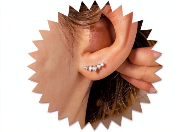 Boucles d oreille Cybche Cristal Vintage Design Boho Femme-0