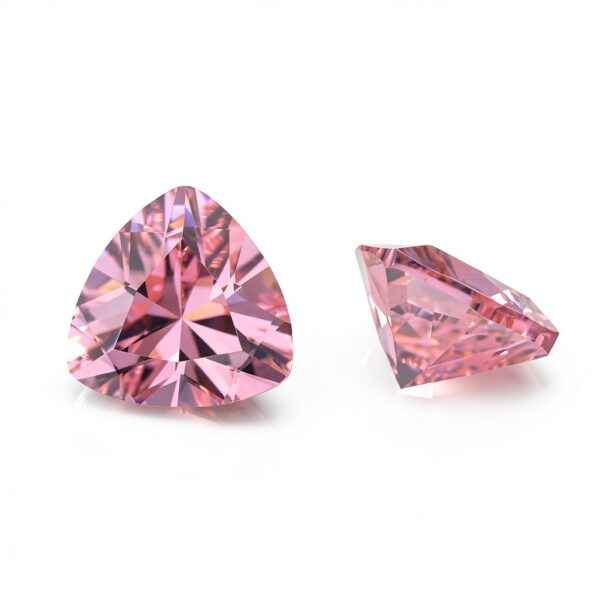Pierres zircone cubique rose XIANGMO bijoux créatifs 3mm-4