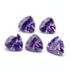 Pierres zircone cubique XIANGMO violet trillion 3mm bijoux-5