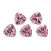 Pierres zircone cubique rose XIANGMO bijoux créatifs 7mm-5