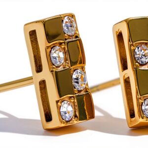 Boucles doreilles plaqué or 14k YAHOYA design bohème femme-0