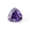 Pierres zircone cubique XIANGMO violet trillion 3mm bijoux-2