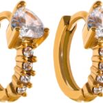 Boucles doreilles or 14k YAHOYA cuivre plaqué femmes-0