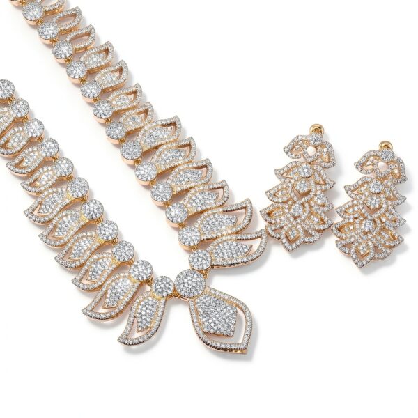 Ensemble bijoux chic ZEDARO pierre mariage fiançailles-3