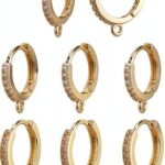 Boucles d oreilles créoles SUPERFINDINGS laiton zircone 2-0