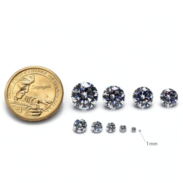 Pierres zircone champagne trillion bijoux XIANGMO créateurs-6