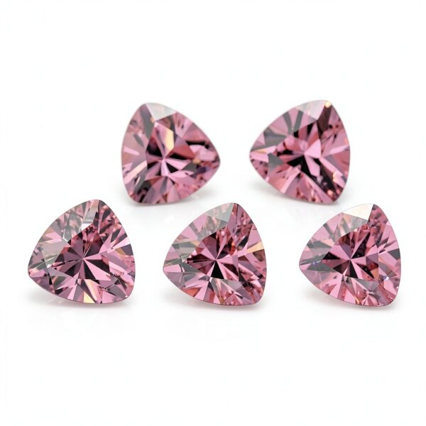 Pierres zircone cubique rose XIANGMO bijoux créatifs 3mm-5