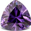 Pierres zircone cubique XIANGMO violet trillion 3mm bijoux-0