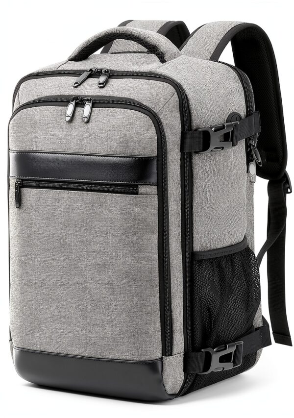 KLOSTAIN Bagage Cabine Ryanair 40x20x25cm Polyester Gris