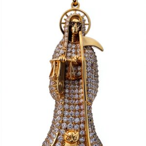 Collier ZXCS Or Laiton Zircone Cubique Femme Déco-0